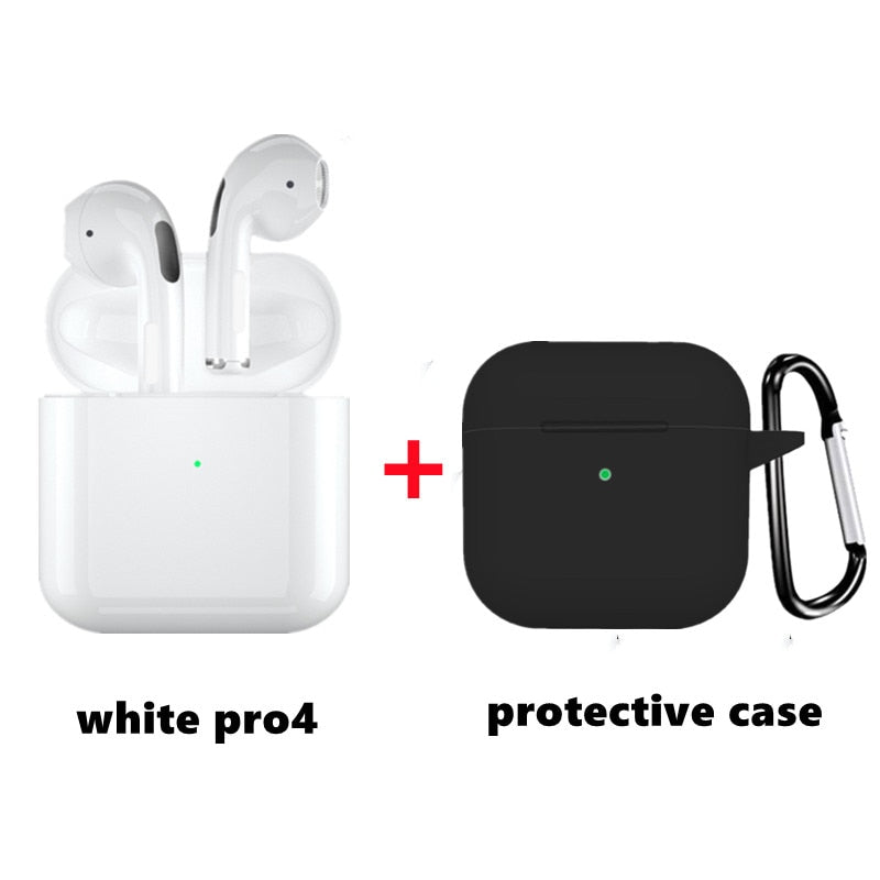 Original Air Pros 4 TWS Wireless Bluetooth Earphones Mini Pod Earbuds Gaming Handfree Headset For Xiaomi Apple iPhone Headphones