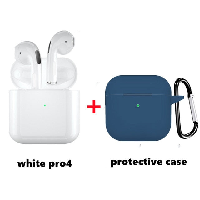 Original Air Pros 4 TWS Wireless Bluetooth Earphones Mini Pod Earbuds Gaming Handfree Headset For Xiaomi Apple iPhone Headphones